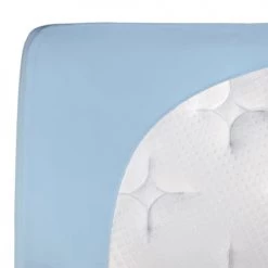 MINEA Linge De Lit Bébé Alèse B-Sensible Bleu Ciel 70x140 Impermeable & Anti-acariens -Linge de lit bébé Soldes alese b sensible bleu ciel 70x140 impermeable anti acariens 2