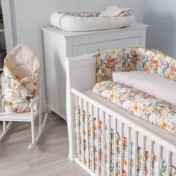 Sevira Kids Linge De Lit Bébé Couette Et Oreiller Bébé En Coton, Néo Vintage 90x120cm -Linge de lit bébé Soldes couette et oreiller bebe en coton neo vintage 90x120cm 3