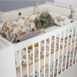 Sevira Kids Linge De Lit Bébé Couette Et Oreiller Bébé En Coton, Néo Vintage 90x120cm -Linge de lit bébé Soldes couette et oreiller bebe en coton neo vintage 90x120cm 4