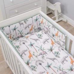 Sevira Kids Linge De Lit Bébé Couette Et Oreiller Bébé En Coton - SAFARI 100x135cm -Linge de lit bébé Soldes couette et oreiller bebe en coton safari 100x135cm 5