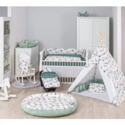 Sevira Kids Linge De Lit Enfant Couette Et Oreiller Enfant Prêt à Dormir, Safari 135x100cm / 60x40cm -Linge de lit bébé Soldes couette et oreiller enfant pret a dormir safari 135x100cm 60x40cm 2
