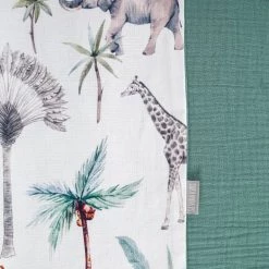 Sevira Kids Linge De Lit Enfant Couette Et Oreiller Enfant Prêt à Dormir, Safari 135x100cm / 60x40cm -Linge de lit bébé Soldes couette et oreiller enfant pret a dormir safari 135x100cm 60x40cm 3