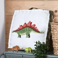 Linge de lit bébé Soldes -Linge de lit bébé Soldes coussin de sol coton kaki 45x45cm 1