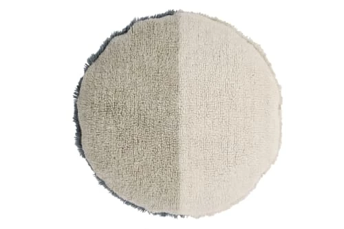 Lorena Canals Matelas De Sol Enfant Coussin De Sol Laine Bicolore Bleu Beige D70cm 4 Lorena Canals Matelas De Sol Enfant Coussin De Sol Laine Bicolore Bleu Beige D70cm – Image 3