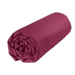 P'tit Basile Linge De Lit Bébé Drap Housse 100% Coton Bio 60x120 Lie De Vin