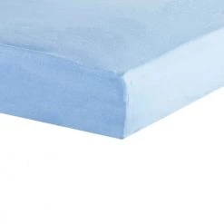 Kinousses Linge De Lit Bébé Drap Housse Bébé 40 X 80 Cm Bleu Coton