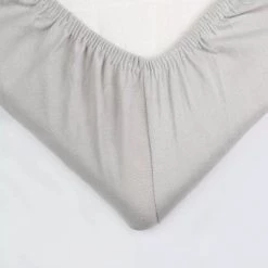 Kinousses Linge De Lit Bébé Drap Housse Bébé 40 X 80 Cm Gris Coton -Linge de lit bébé Soldes drap housse bebe 40 x 80 cm gris coton 2