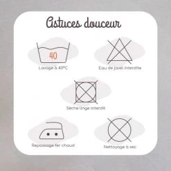 Kinousses Linge De Lit Bébé Drap Housse Bébé 40 X 80 Cm Gris Coton -Linge de lit bébé Soldes drap housse bebe 40 x 80 cm gris coton 5