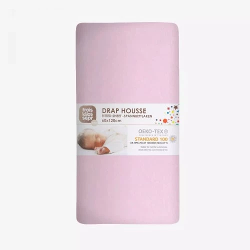 Kinousses Linge De Lit Bébé Drap Housse Bébé 40 X 80 Cm Rose Coton 6 Kinousses Linge De Lit Bébé Drap Housse Bébé 40 X 80 Cm Rose Coton – Image 4