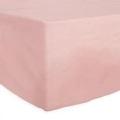 Kinousses Linge De Lit Bébé Drap Housse Bébé 40 X 80 Cm Vieux Rose Coton