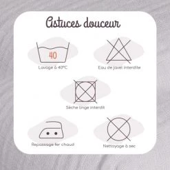 Kinousses Linge De Lit Bébé Drap Housse Bébé 60 X 120 Cm Gris Mousseline De Coton -Linge de lit bébé Soldes drap housse bebe 60 x 120 cm gris mousseline de coton 4