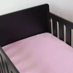 Kinousses Linge De Lit Bébé Drap Housse Bébé 60 X 120 Cm Rose Coton -Linge de lit bébé Soldes drap housse bebe 60 x 120 cm rose coton 1