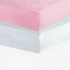 Kinousses Linge De Lit Bébé Drap Housse Bébé 60 X 120 Cm Rose Jersey -Linge de lit bébé Soldes drap housse bebe 60 x 120 cm rose jersey 1