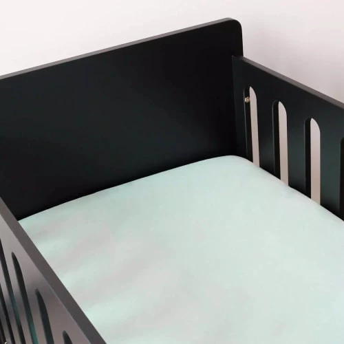 Kinousses Linge De Lit Bébé Drap Housse Bébé 60 X 120 Cm Vert D'eau Coton 4 Kinousses Linge De Lit Bébé Drap Housse Bébé 60 X 120 Cm Vert D'eau Coton – Image 2