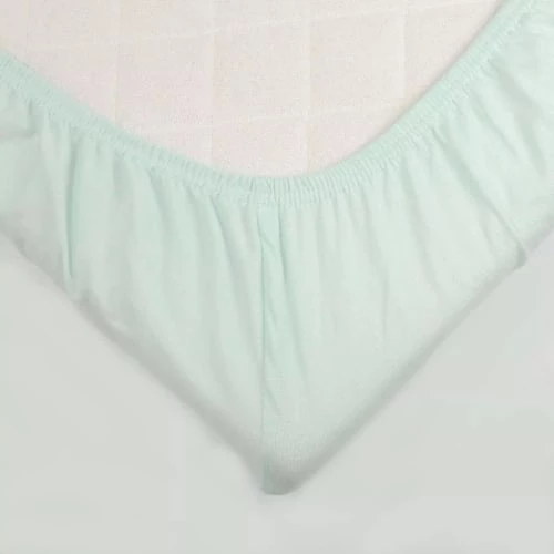 Kinousses Linge De Lit Bébé Drap Housse Bébé 60 X 120 Cm Vert D'eau Coton 5 Kinousses Linge De Lit Bébé Drap Housse Bébé 60 X 120 Cm Vert D'eau Coton – Image 3