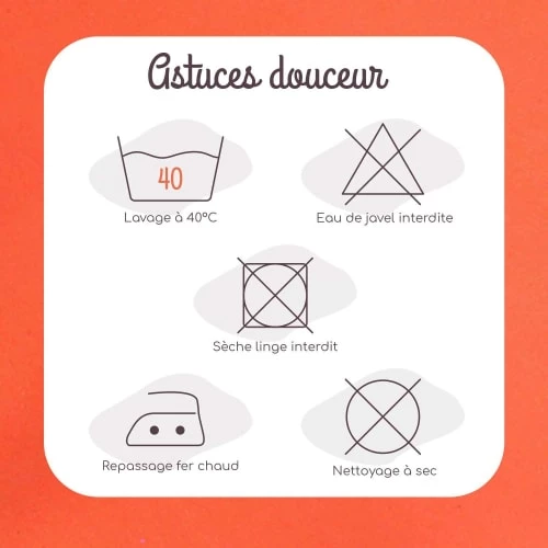 Kinousses Linge De Lit Bébé Drap Housse Bébé 70 X 140 Cm Corail Coton 8 Kinousses Linge De Lit Bébé Drap Housse Bébé 70 X 140 Cm Corail Coton – Image 6