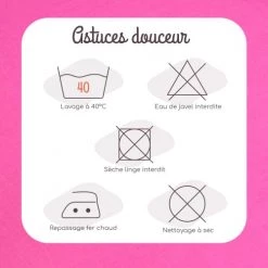 Kinousses Linge De Lit Bébé Drap Housse Bébé 70 X 140 Cm Fuchsia Coton -Linge de lit bébé Soldes drap housse bebe 70 x 140 cm fuchsia coton 4