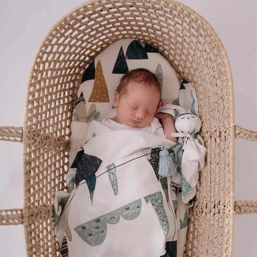 Sevira Kids Linge De Lit Bébé Drap Housse Couffin Ovale En Bambou - EVEREST 4 Sevira Kids Linge De Lit Bébé Drap Housse Couffin Ovale En Bambou - EVEREST – Image 2