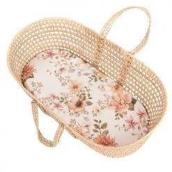 Sevira Kids Linge De Lit Bébé Drap Housse Couffin Ovale En Bambou - VINTAGE