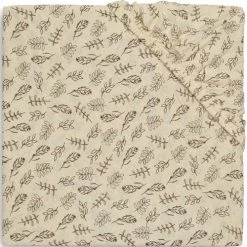 Jollein Linge De Lit Bébé Drap Housse En Coton Meadow Chestnut (60 X 120 Cm)