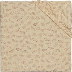 Jollein Linge De Lit Bébé Drap Housse En Coton Meadow Rosewood (60 X 120 Cm)