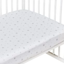 Sevira Kids Linge De Lit Bébé Drap-housse En Coton, STELLA 70x140