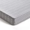 Becquet Linge De Lit Enfant Drap-housse Enfant 90x190 Gris En Coton
