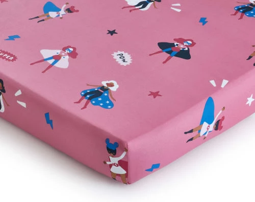 Becquet Linge De Lit Enfant Drap-housse Enfant 90x190 Rose En Coton 3 Becquet Linge De Lit Enfant Drap-housse Enfant 90x190 Rose En Coton