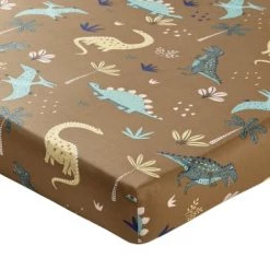 Becquet Linge De Lit Enfant Drap-housse Enfant Réversible 90x190 Vert En Coton