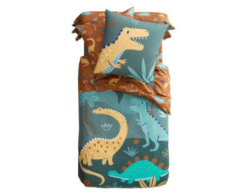 Becquet Linge De Lit Enfant Drap-housse Enfant Réversible 90x190 Vert En Coton 6 Becquet Linge De Lit Enfant Drap-housse Enfant Réversible 90x190 Vert En Coton – Image 4