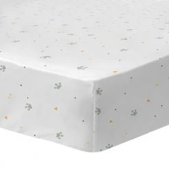 Matt & Rose Linge De Lit Enfant Drap-housse Imprimé En Coton 90x190cm