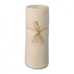 P'tit Basile Linge De Lit Bébé Drap Housse Jersey Bio écru 60x120