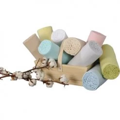 P'tit Basile Linge De Lit Bébé Drap Housse Jersey Bio Spécial Cododo 50x80 Blanc -Linge de lit bébé Soldes drap housse jersey bio special cododo 50x80 blanc 2