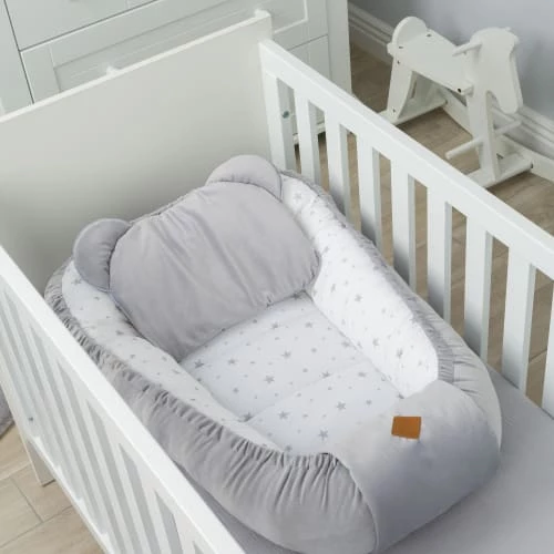 Sevira Kids Linge De Lit Bébé Drap Housse Lit Bébé En Gaze De Coton 70x140 6 Sevira Kids Linge De Lit Bébé Drap Housse Lit Bébé En Gaze De Coton 70x140 – Image 4