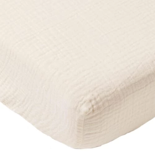 Sevira Kids Linge De Lit Bébé Drap Housse Lit Bébé En Gaze De Coton 70x140 4 Sevira Kids Linge De Lit Bébé Drap Housse Lit Bébé En Gaze De Coton 70x140 – Image 2