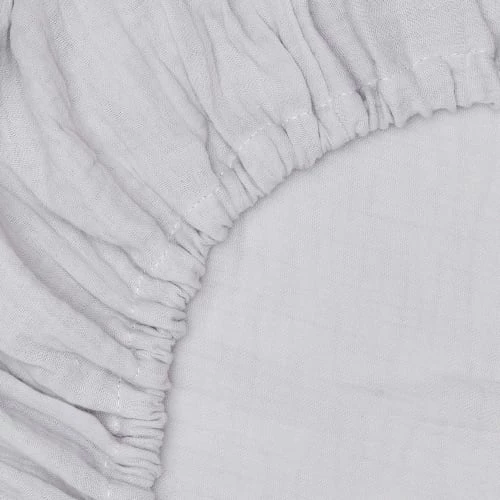 Sevira Kids Linge De Lit Bébé Drap Housse Lit Bébé En Gaze De Coton 70x140 4 Sevira Kids Linge De Lit Bébé Drap Housse Lit Bébé En Gaze De Coton 70x140 – Image 2