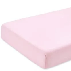 Bemini Linge De Lit Bébé Drap Housse Pour Lit 70 X 140 Cm Rose Clair