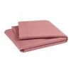 P'tit Basile Linge De Lit Bébé Drap Plat Coton Bio 118x180 Bois De Rose -Linge de lit bébé Soldes drap plat coton bio 118x180 bois de rose