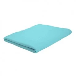 P'tit Basile Linge De Lit Bébé Drap Plat Coton Bio 118x180 Turquoise
