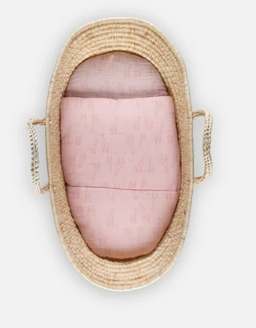 Noukie's Tours De Lit Bébé Habillage Couffin Rose 6 Noukie's Tours De Lit Bébé Habillage Couffin Rose – Image 5