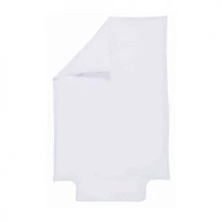 P'tit Basile Linge De Lit Bébé Housse De Couette 100% Coton Bio 100x140 Blanc