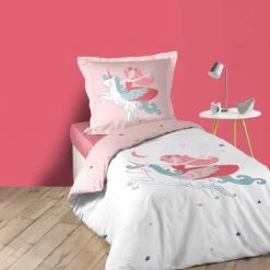 Douceur D'Intérieur Linge De Lit Enfant Housse De Couette 140x200 + 1 Taie Coton