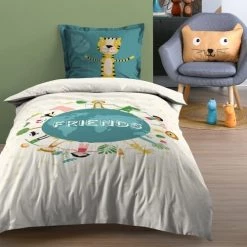 Lovely Casa Linge De Lit Enfant Housse De Couette 140x200 + 1 Taie Coton