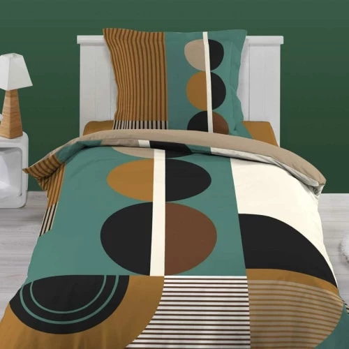 Douceur D'Intérieur Linge De Lit Enfant Housse De Couette 140x200 + 1 Taie Coton Flanelle 4 Douceur D'Intérieur Linge De Lit Enfant Housse De Couette 140x200 + 1 Taie Coton Flanelle – Image 2