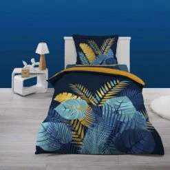 Douceur D'Intérieur Linge De Lit Enfant Housse De Couette 140x200 + 1 Taie Coton Flanelle