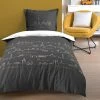 Lovely Casa Linge De Lit Enfant Housse De Couette 140x200 Anthracite + 1 Taie Coton 2 Lovely Casa Linge De Lit Enfant Housse De Couette 140x200 Anthracite + 1 Taie Coton -Linge de lit bébé Soldes housse de couette 140x200 anthracite 1 taie coton