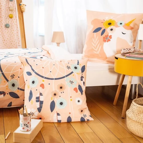 Côté Déco Linge De Lit Enfant Housse De Couette 140x200 + Taie 4 Côté Déco Linge De Lit Enfant Housse De Couette 140x200 + Taie – Image 2