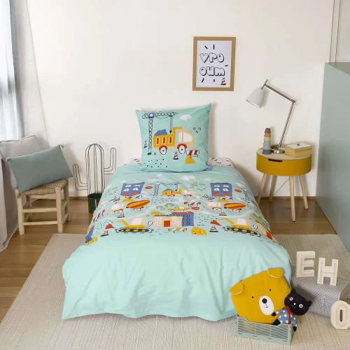 Côté Déco Linge De Lit Enfant Housse De Couette 140x200 + Taie 3 Côté Déco Linge De Lit Enfant Housse De Couette 140x200 + Taie