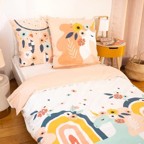 Côté Déco Linge De Lit Enfant Housse De Couette 140x200 + Taie 7 Côté Déco Linge De Lit Enfant Housse De Couette 140x200 + Taie – Image 5