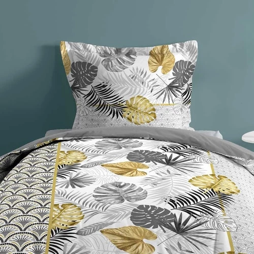 Douceur D'Intérieur Linge De Lit Enfant Housse De Couette 140x200 + Taie Blanc Coton 4 Douceur D'Intérieur Linge De Lit Enfant Housse De Couette 140x200 + Taie Blanc Coton – Image 2